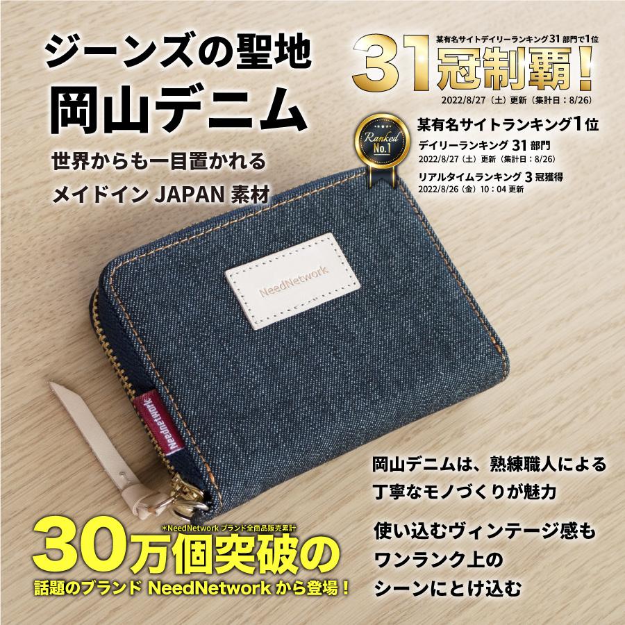 ミニ財布 岡山デニム 小銭入れ ボックス型 じゃばら カードケース 財布 レディース メンズ スキミング防止 磁気 カード入れ コインケース 大容量 Sw10 スマホケースのニードネットワーク 通販 Yahoo ショッピング