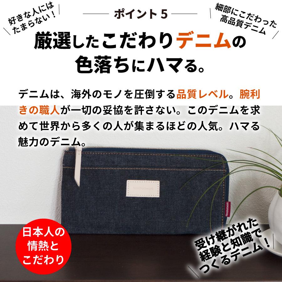 NeedNetwork 長財布 岡山デニム L字ファスナー 財布 メンズ NeedNetwork 長財布 岡山デニム L字ファスナー 財布 メンズ