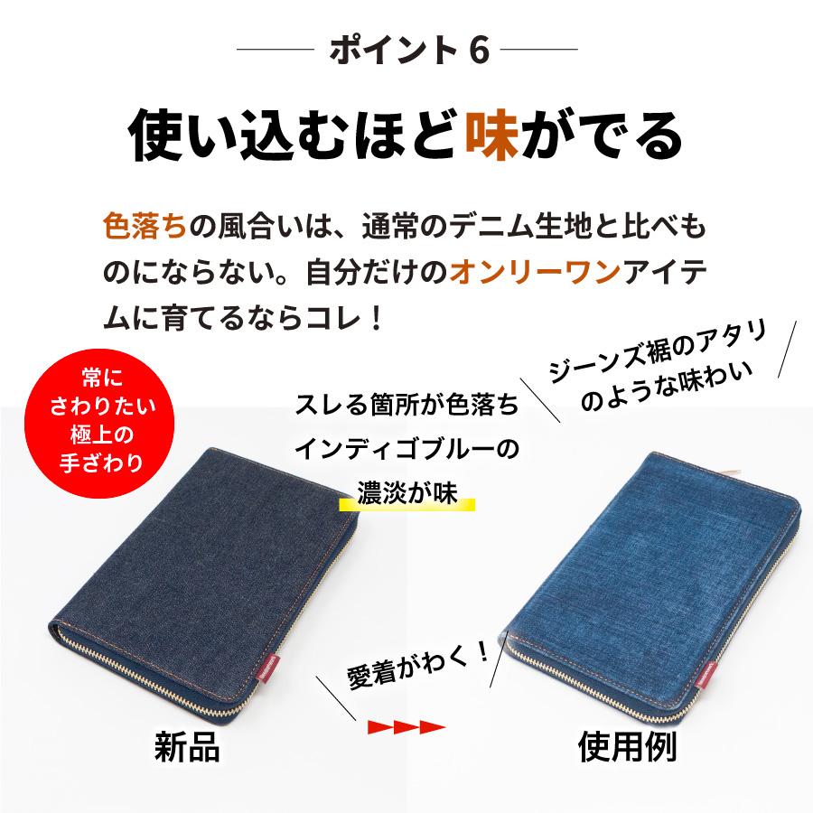 母子手帳ケース 岡山デニム マルチケース 診察券 お薬手帳ケース お薬手帳 ケース パスポート トラベルポーチ 診察券 通院ケース 出産祝い｜need-net-work｜09