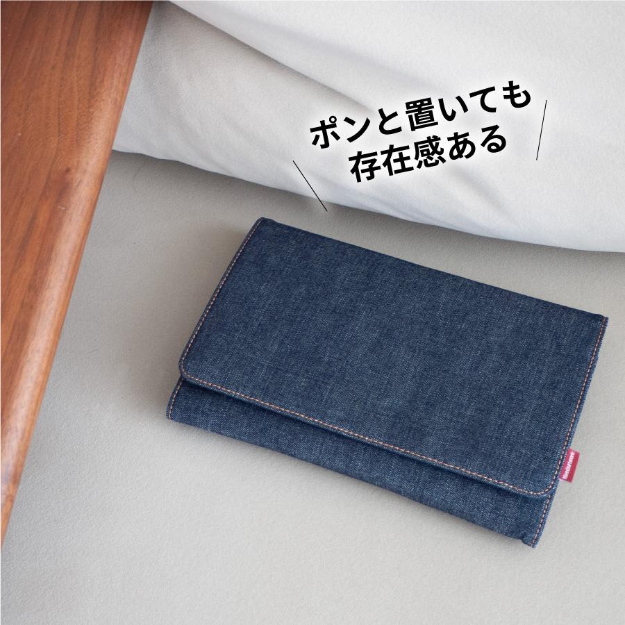 母子手帳ケース 日本が誇るデニム お薬手帳ケース マルチケース 通帳