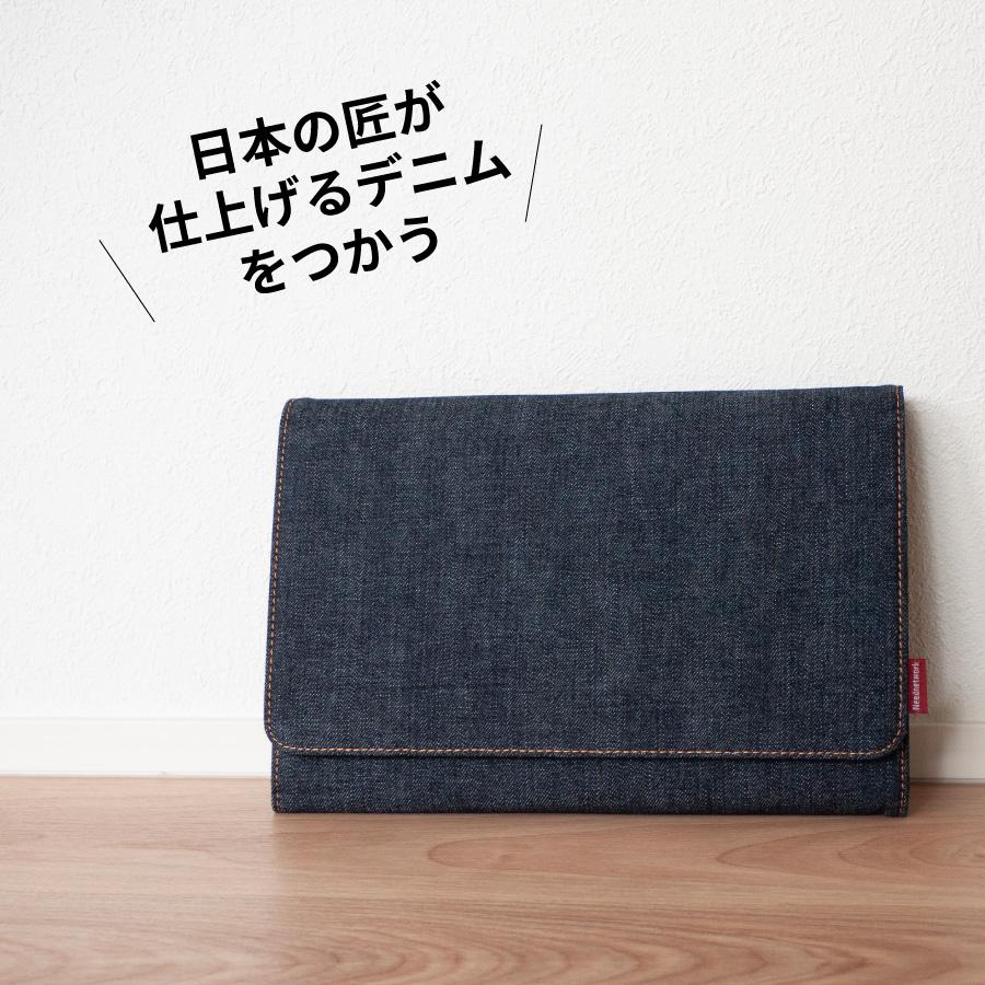 母子手帳ケース 日本が誇るデニム お薬手帳ケース マルチケース 通帳