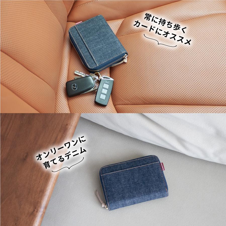 カードケース 日本が誇るデニム ジャバラ ミニ財布 小銭入れ メンズ レディース カード入れ 大容量 スキミング防止 idカードホルダー スリム コインケース 薄型 | NeedNetwork | 15