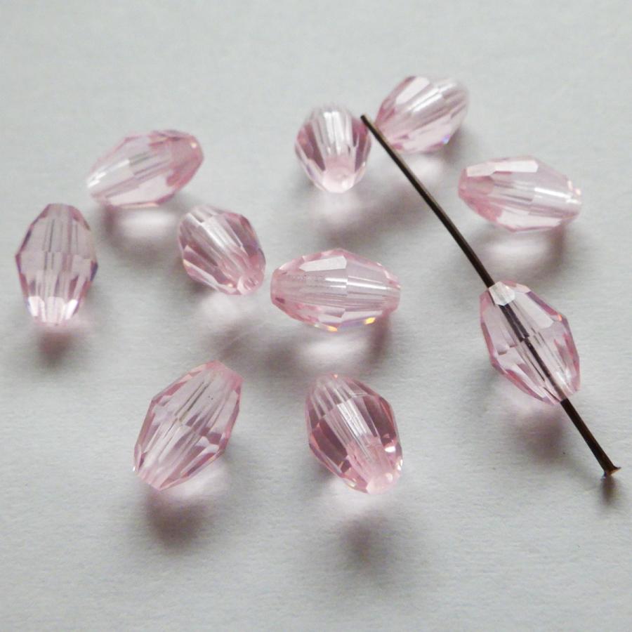 Art.5200 ヴィンテージスワロフスキー ライトローズ 7.5mmx5.5mm 