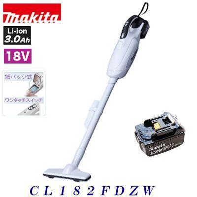 マキタ　充電式 クリーナ　ＣＬ１８２ＦＤＺＷ　オリジナル特別セット　本体 ＋ ＢＬ１８３０Ｂ 仕様　makita｜needs-koko-store