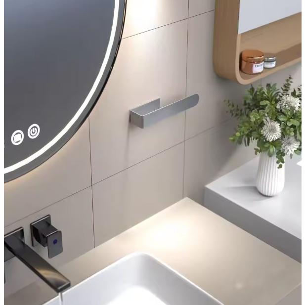 タオルハンガー　キッチン　洗面　バスルーム　高級ステンレス製　穴開け不要　簡単取付　タオル掛け　ふきん掛け　 |  | 01