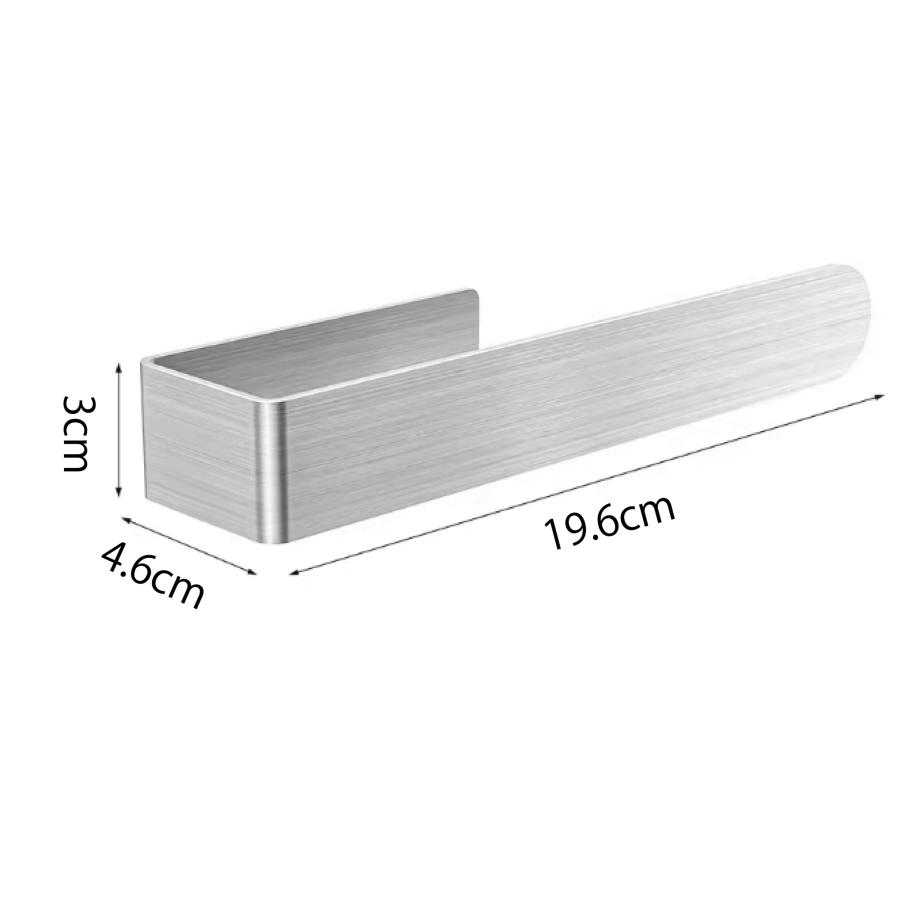 タオルハンガー　キッチン　洗面　バスルーム　高級ステンレス製　穴開け不要　簡単取付　タオル掛け　ふきん掛け　 |  | 05
