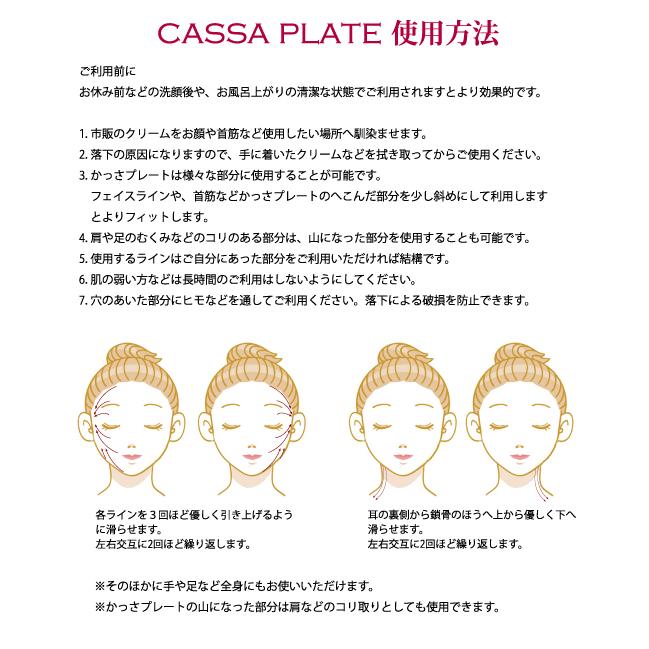 かっさプレート　頭皮・顔・ボディーなどに　水晶パウダー入り　安心の日本製陶磁器　1,000個から　企業ノベルティ・OEMなどに |  | 05
