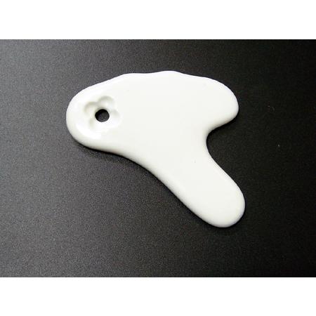 かっさプレート　頭皮・顔・ボディーなどに　水晶パウダー入り　安心の日本製陶磁器　1,000個から　企業ノベルティ・OEMなどに |  | 01