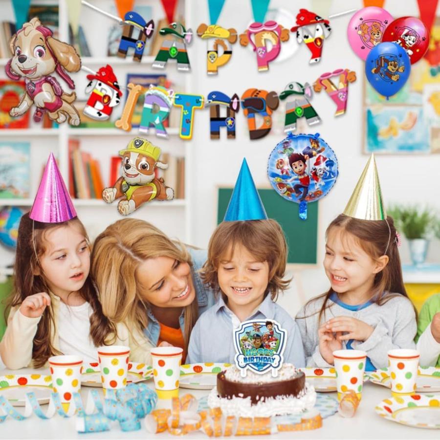 誕生日　ガーランド　室内飾り　パウパトロール　風　キャラクター　バルーンセット 　誕生日バルーン　 |  | 06