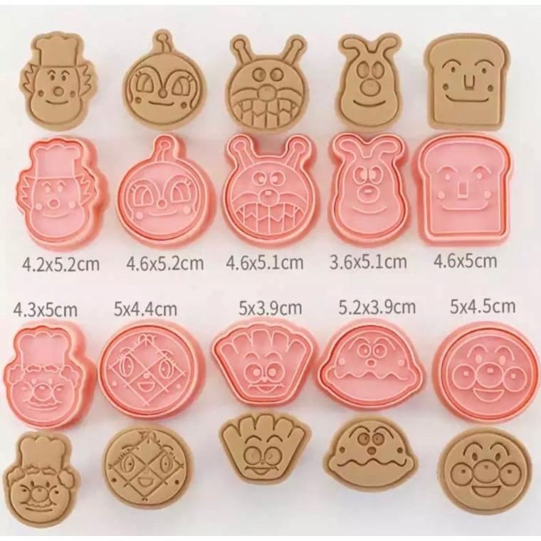 アンパンマン　風　クッキー型　クッキー型抜き 手作りクッキー型 型抜き 粘土遊び 型 |  | 08