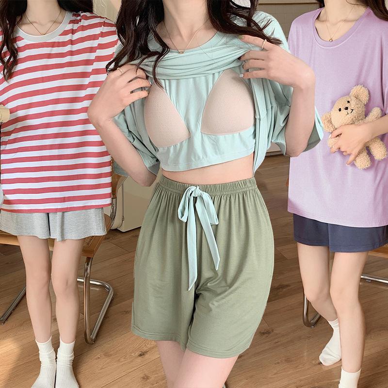 カップ付き　ルームウェア　ゴムなし　セット | 