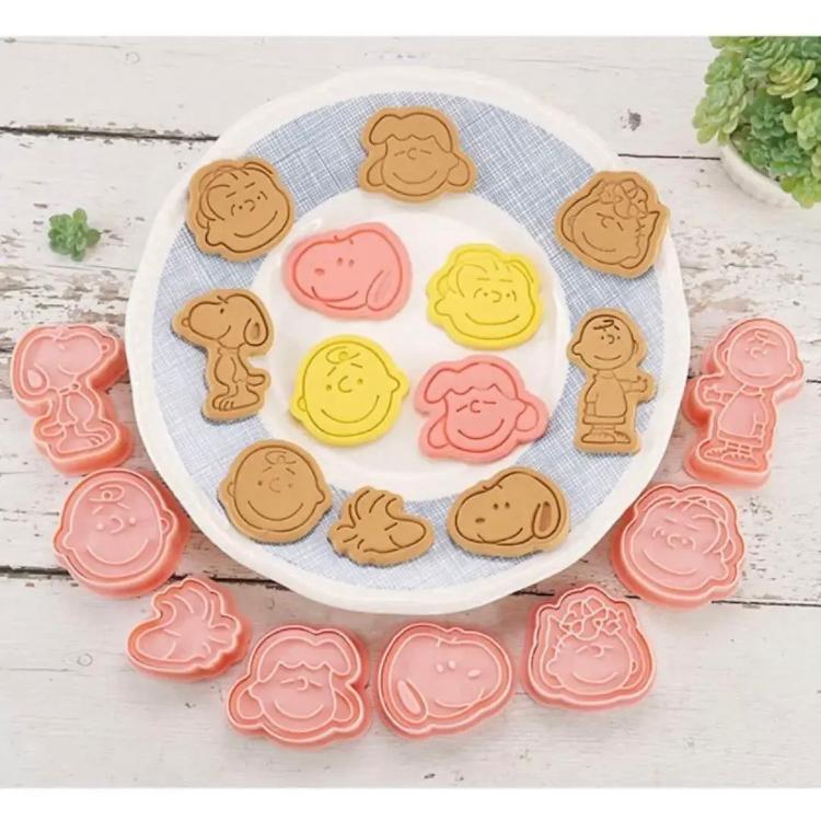 スヌーピー顔 クッキー型抜き 8点セット : ニーズショップ - 通販