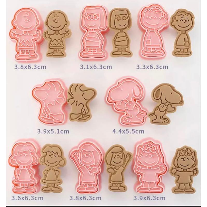 スヌーピー　全身　クッキー型抜き　8点セット |  | 02