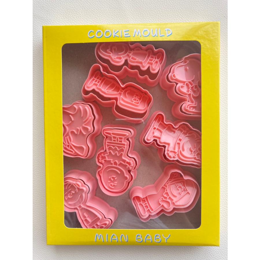 スヌーピー　全身　クッキー型抜き　8点セット |  | 04