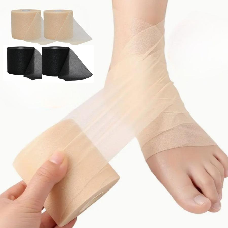 2巻 アンダーラップテープ バドミントン スポーツテープ アンダーラップ テーピング 肌保護 6cm*27m/巻 下巻き用 スポーツ用アスレチ |  | 01