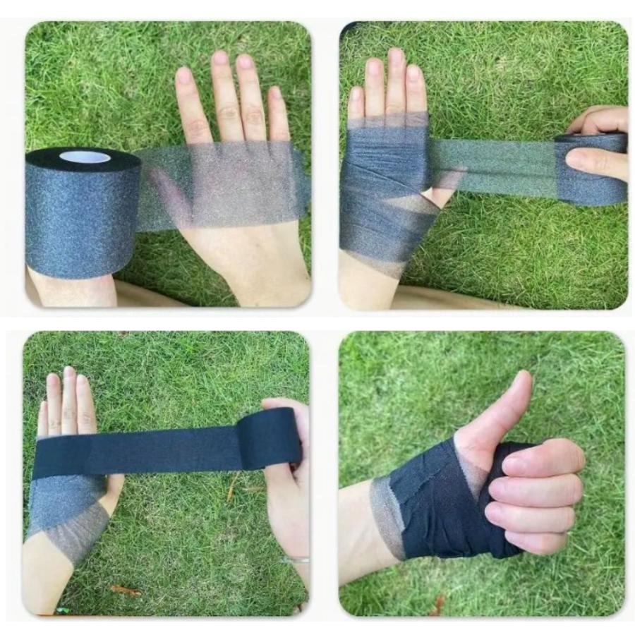 2巻 アンダーラップテープ バドミントン スポーツテープ アンダーラップ テーピング 肌保護 6cm*27m/巻 下巻き用 スポーツ用アスレチ |  | 02