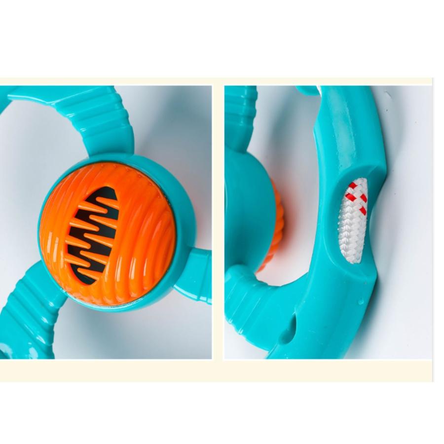 おやつ入れ 音が鳴る 犬用インタラクティブおもちゃ, 歯に優しい噛むおもちゃ, TPR素材ボール付き, 小型中型犬用運動玩具 |  | 11