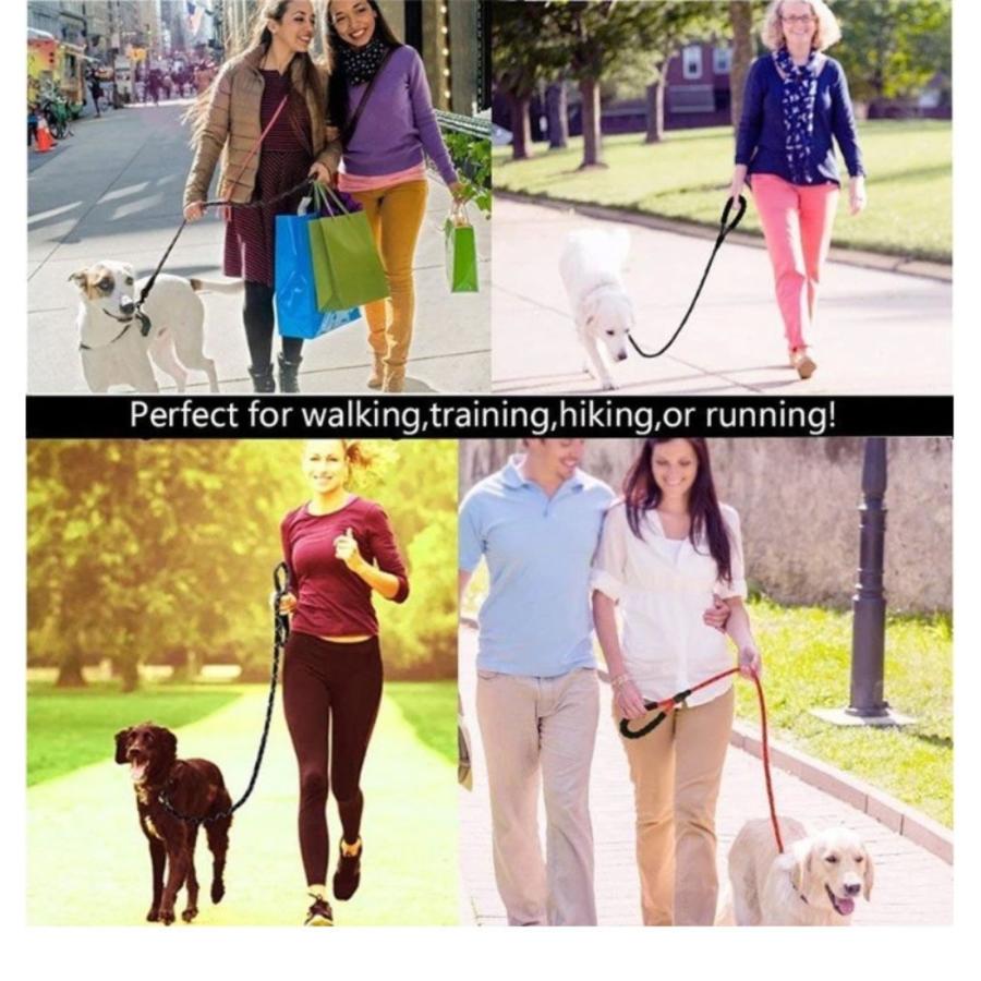犬用 リード 太さ1.6cm 長さ1.5m 丈夫な犬用リード センチ犬用引きヒモ、持ちやすいスポンジ取っ手と目立つ夜光材質採用、中型と大型犬に適用 |  | 06