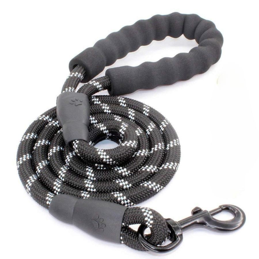 犬用 リード 太さ1.6cm 長さ1.5m 丈夫な犬用リード センチ犬用引きヒモ、持ちやすいスポンジ取っ手と目立つ夜光材質採用、中型と大型犬に適用 |  | 07