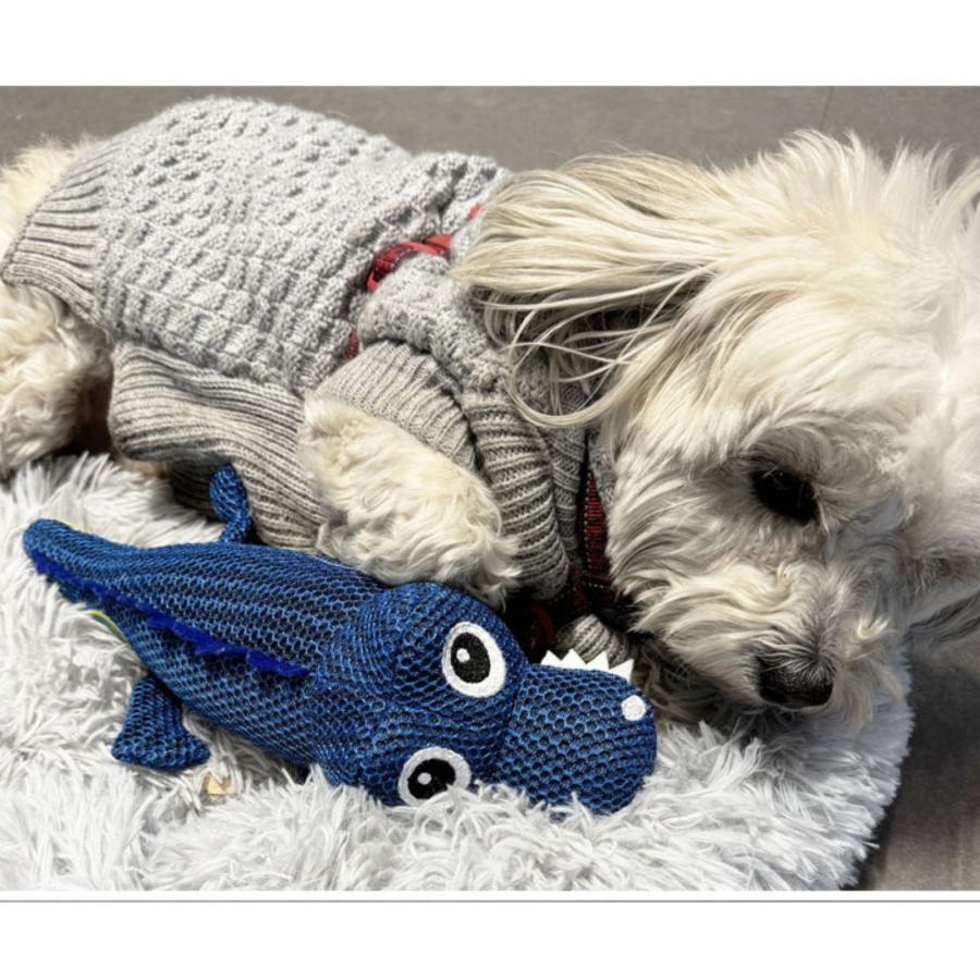 音がなるおもちゃ メッシュ素材 ペット用おもちゃ, 可愛い海の生き物デザイン, ブルー・ピンク・グリーン |  | 10