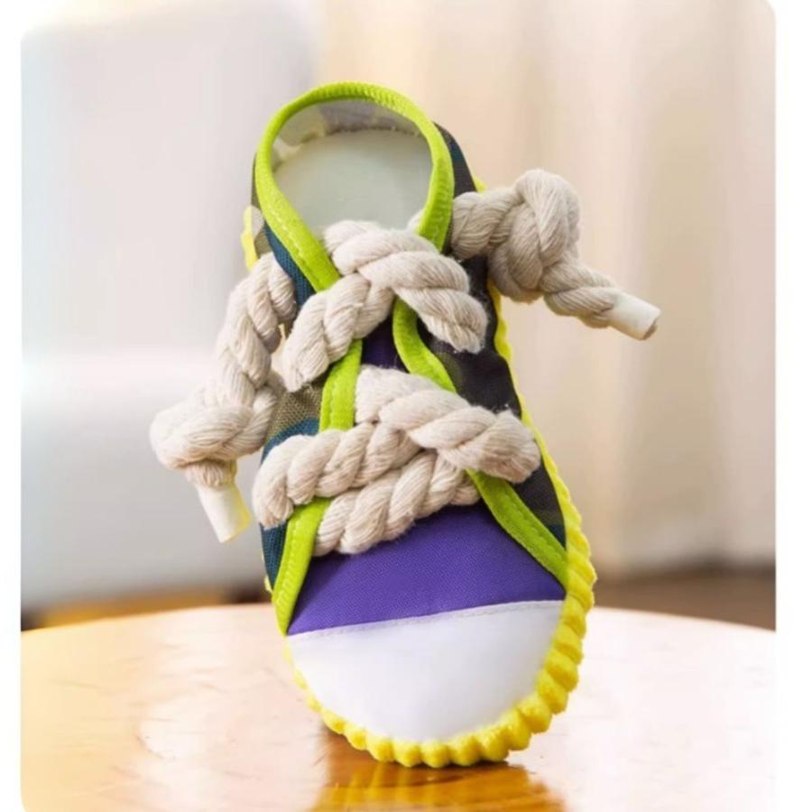 スリッパ 音が鳴る 小型犬 いたずらスニーカー 犬 おもちゃ 玩具 噛む