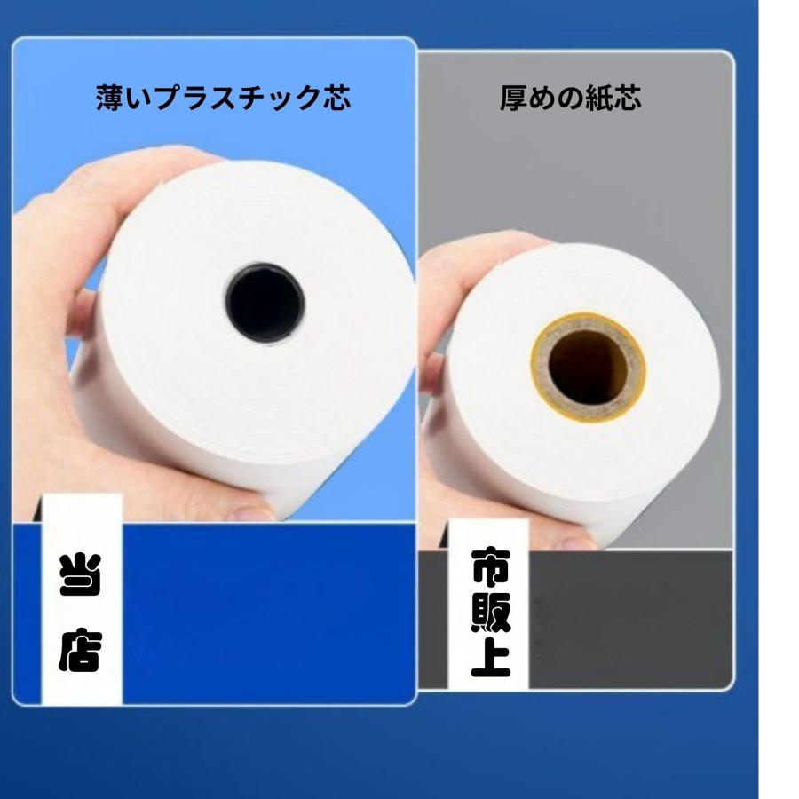 10巻入 レシートロール レジ用感熱ロールペーパー サーマルロール レジロール  感熱紙 ハンディターミナル・モバイルプリンタ用 |  | 05