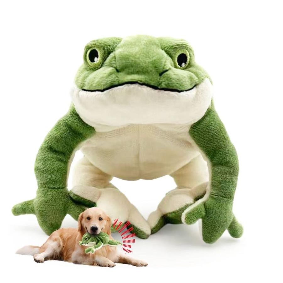 カエルぬいぐるみ 音が鳴る 犬用おもちゃ カエル ぬいぐるみ | 