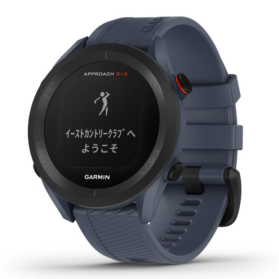 ガーミン GARMIN スマートウォッチ Approach S12 アプローチ ブルー ゴルフ GPS 腕時計 010-02472-21｜neel-garmin｜07