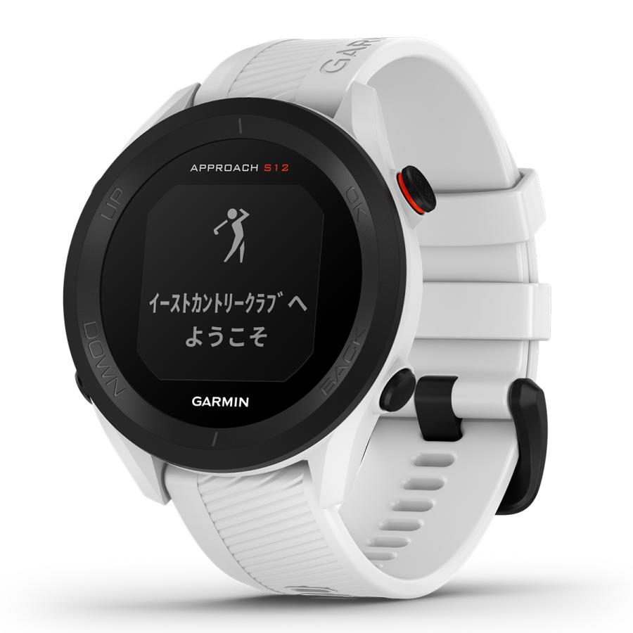 ガーミン GARMIN スマートウォッチ Approach S12 アプローチ S12 ホワイト ゴルフ GPS 腕時計 010-02472-22｜neel-garmin｜07