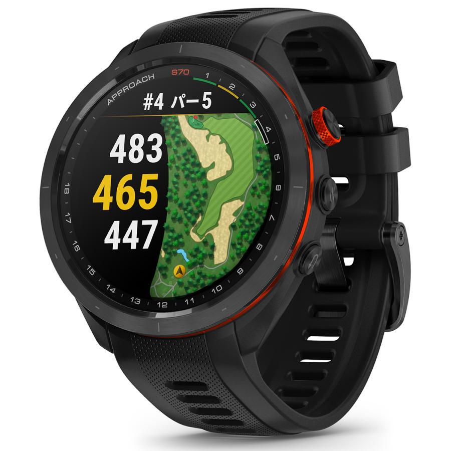 【オリジナル保護フィルム付き】ガーミン GARMIN Approach S70 アプローチ CT10バンドル GPS スマートウォッチ ゴルフ 腕時計 010-02746-23｜neel-garmin｜12