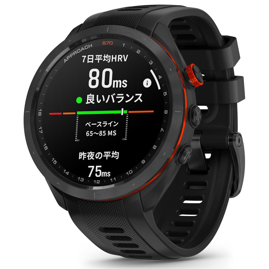 【オリジナル保護フィルム付き】ガーミン GARMIN Approach S70 アプローチ CT10バンドル GPS スマートウォッチ ゴルフ 腕時計 010-02746-23｜neel-garmin｜19