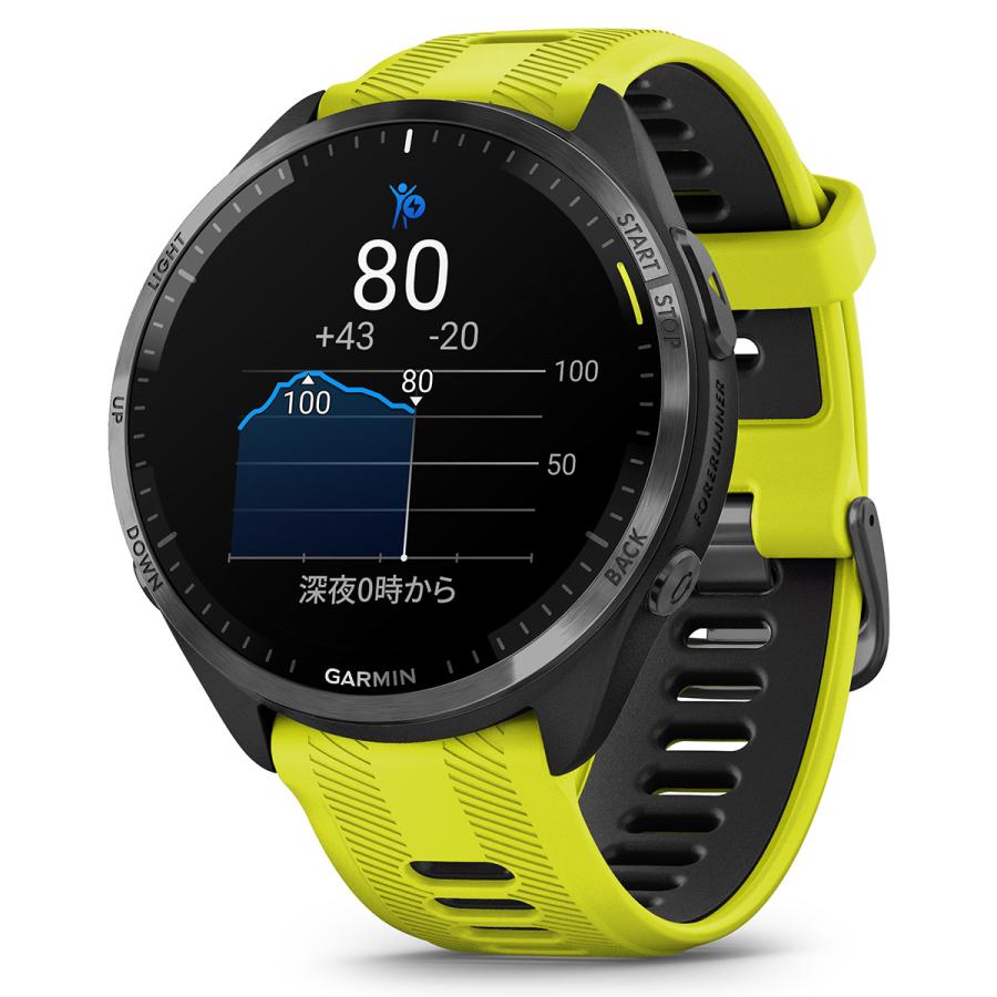 【オリジナル保護フィルム付き】ガーミン GARMIN Forerunner 965 フォアランナー 010-02809-62 GPS ランニング スマートウォッチ 腕時計｜neel-garmin｜09