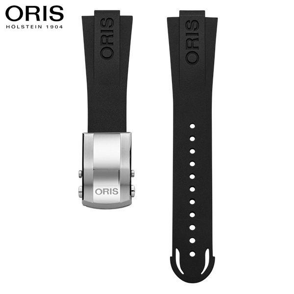 オリス ORIS アクイスデイト キャリバー400 43.5mm用 ブラックラバー 