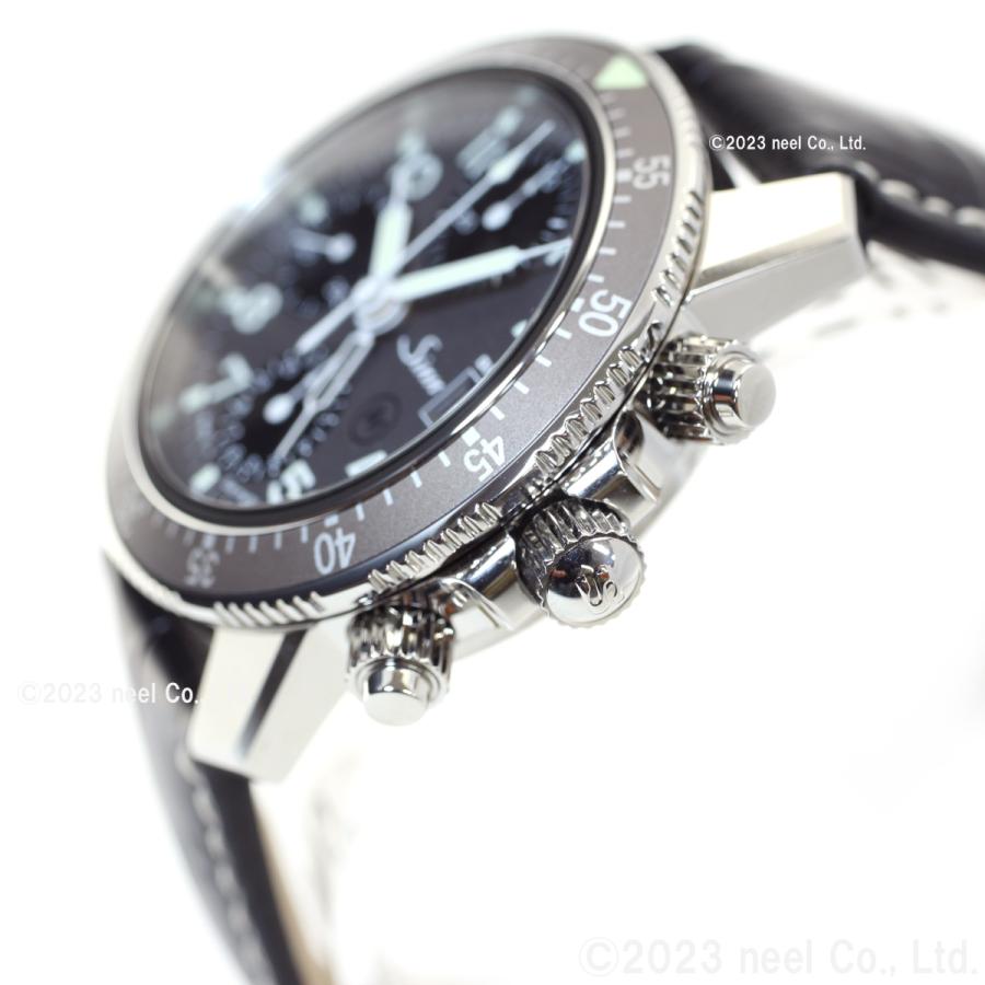 Sinn ジン 103.B.SA.DIAPAL 自動巻 腕時計 インストゥルメント クロノグラフ カウレザーストラップ ドイツ製｜neel-garmin｜09