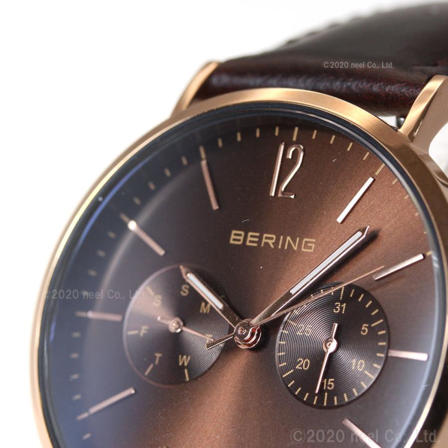 ベーリング 日本限定モデル 腕時計 メンズ レディース LUXE BROWN Changes BERING 14236-265｜neel-garmin｜07