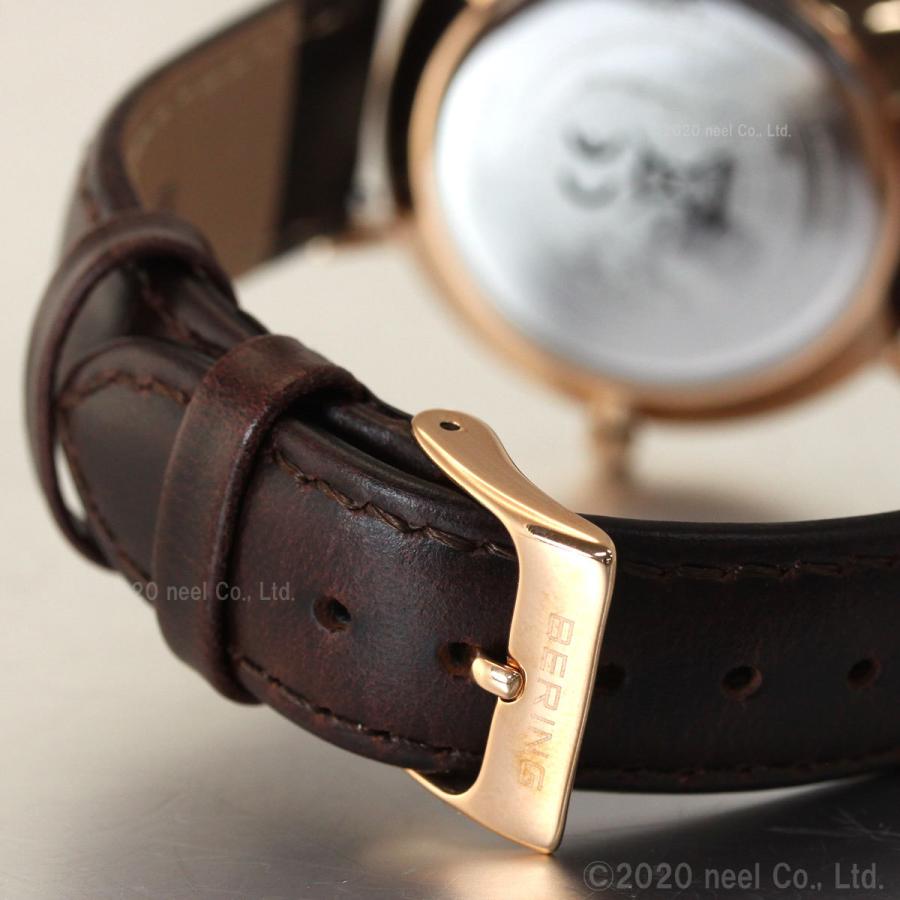 ベーリング 日本限定モデル 腕時計 メンズ レディース LUXE BROWN Changes BERING 14236-265｜neel-garmin｜10