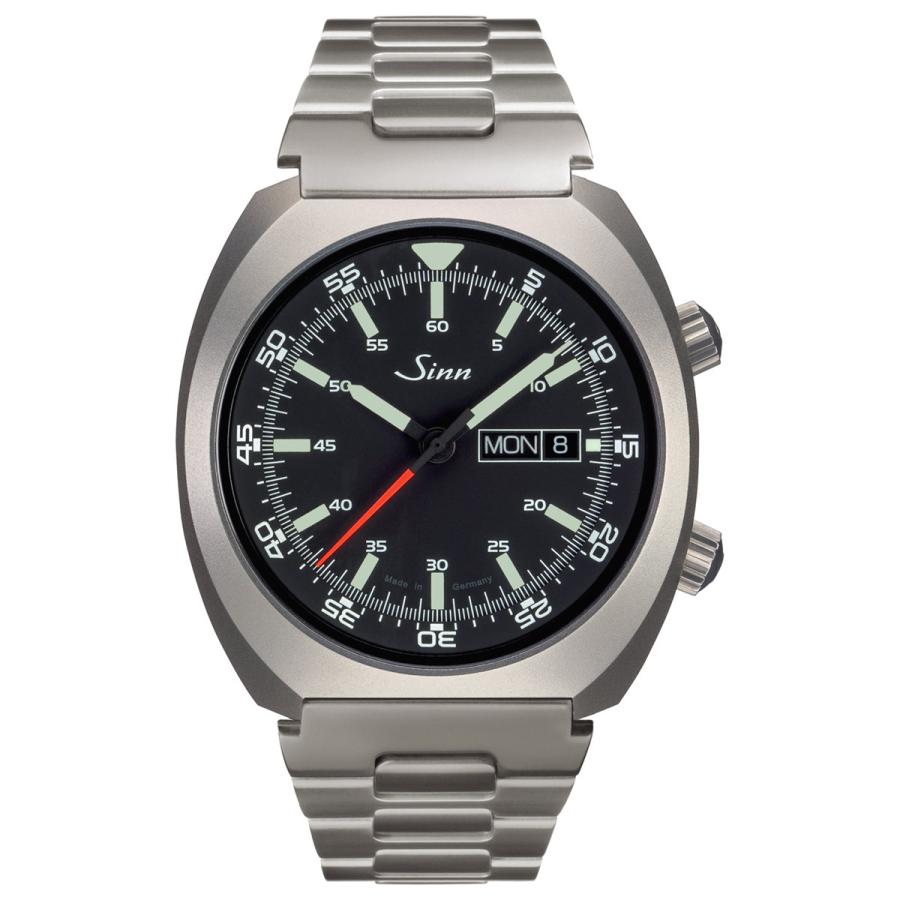 Sinn 240 自動巻き腕時計 ブラック/ブルー Sinn（ジン） （豪華おまけ有） 240.ST 自動巻 腕時計 メンズ インス
