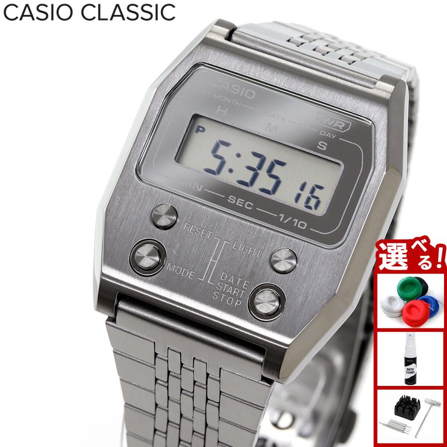 【美品・箱・コマ付】カシオ／クラシックプレミアム A1100GGV-8JF／QZ 美品・箱・コマ付】カシオ／クラシックプレミアム A1100GGV-8JF