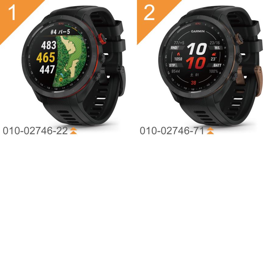 Approach ガーミン GARMIN アプローチ S70 47mm Black 010-02746-22