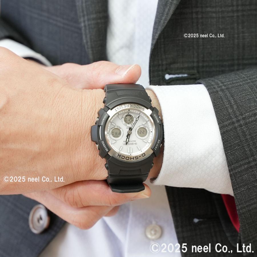 G-SHOCK AWG-M100S ブラック×シルバー 電波ソーラー G-SHOCK Gショック 電波ソーラー 腕時計 メンズ 黒 ブラック AWG
