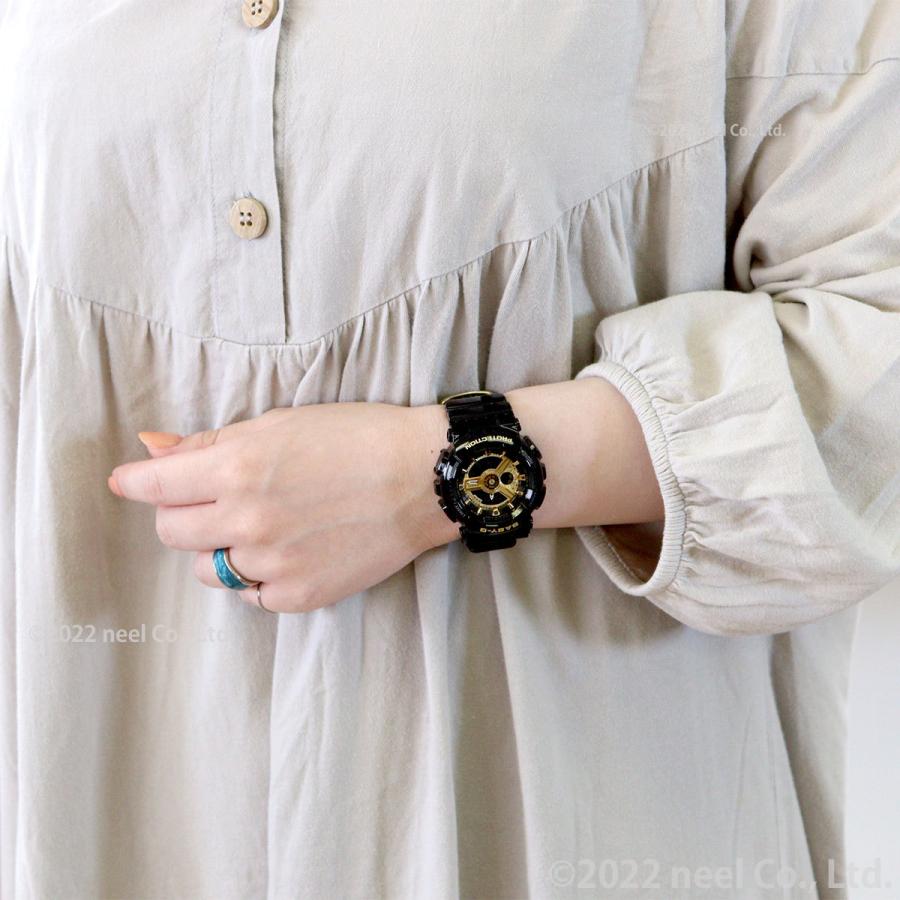 BABY-G ベビーG レディース 時計 カシオ babyg ブラック×ゴールド BA