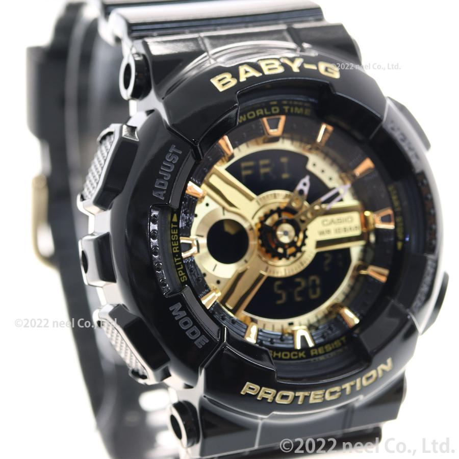 BABY-G ベビーG レディース 時計 カシオ babyg ブラック×ゴールド BA