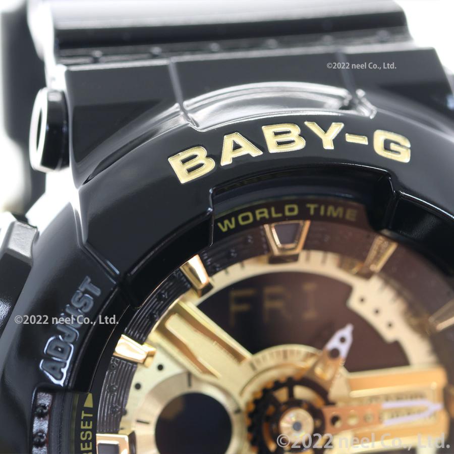 BABY-G ベビーG レディース 時計 カシオ babyg ブラック×ゴールド BA