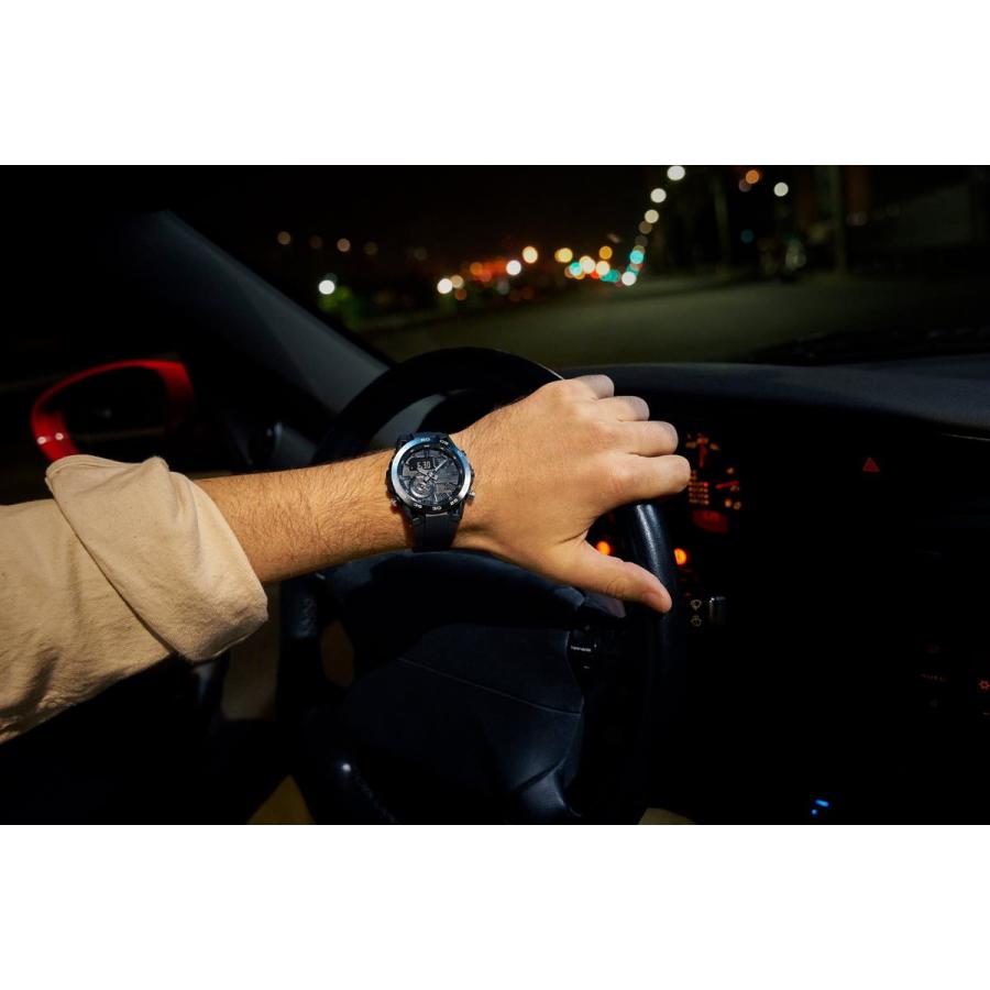 倍々+5倍！最大ポイント26倍！本日限定！カシオ エディフィス 腕時計 メンズ ECB-40YNP-1AJF Nighttime Drive Series CASIO EDIFICE｜neel-garmin｜04