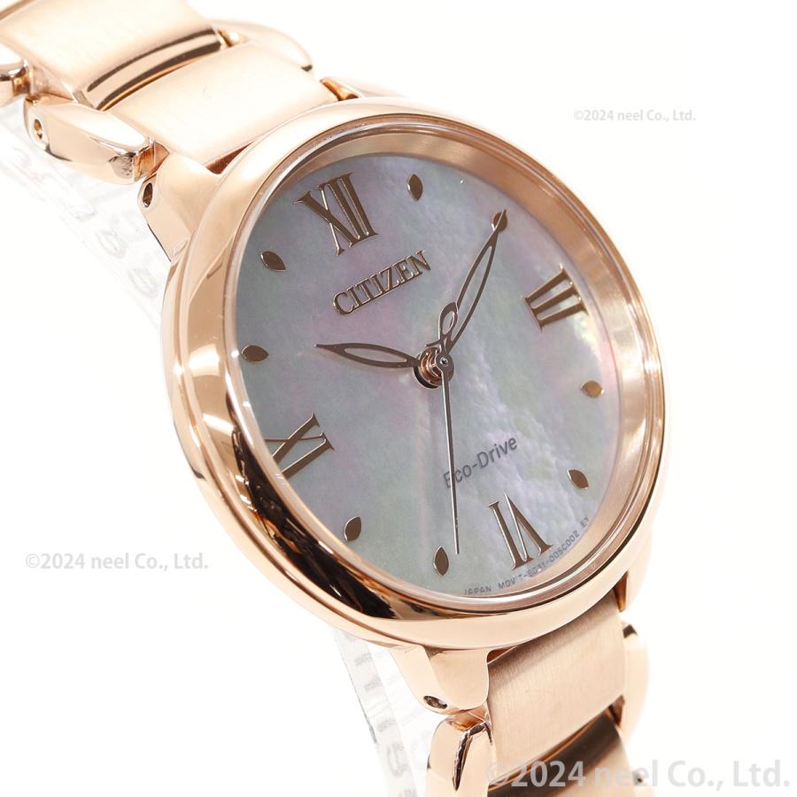 【新品】シチズン CITIZEN L 腕時計 レディース EM0928-84D エル ラウンドコレクション 光発電エコ・ドライブ 白蝶貝xピンクゴールド アナログ表示 CITIZEN L シチズン エル レディース エコドライブ 腕時計 EM0928-84D