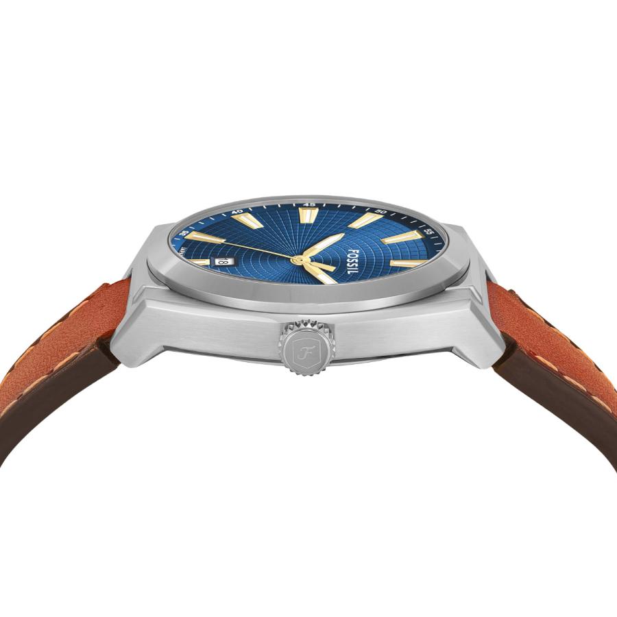 FOSSIL フォッシル 腕時計 メンズ EVERETT 三針デイト ブラウン レザーウォッチ FS6115 : neelセレクトショップ ...