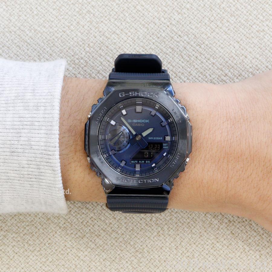 G-SHOCK Gショック メタル 腕時計 メンズ GM-2100N-2AJF ネイビー ジー