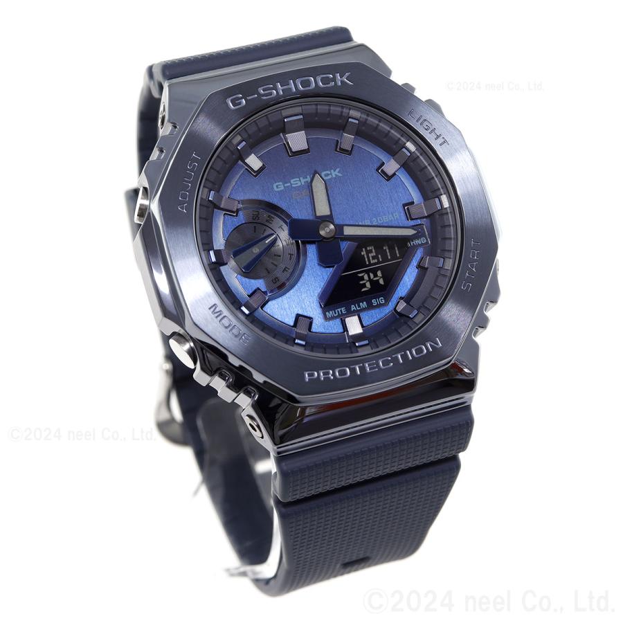 G-SHOCK Gショック メタル 腕時計 メンズ GM-2100N-2AJF ネイビー ジー
