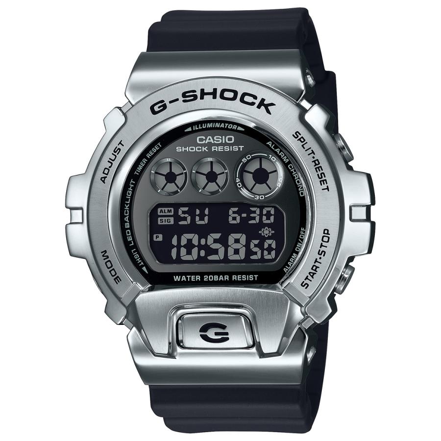 Gショック G-SHOCK デジタル 腕時計 メンズ GM-6900U-1JF ジーショック メタルカバー LEDバックライト｜neel-garmin｜09