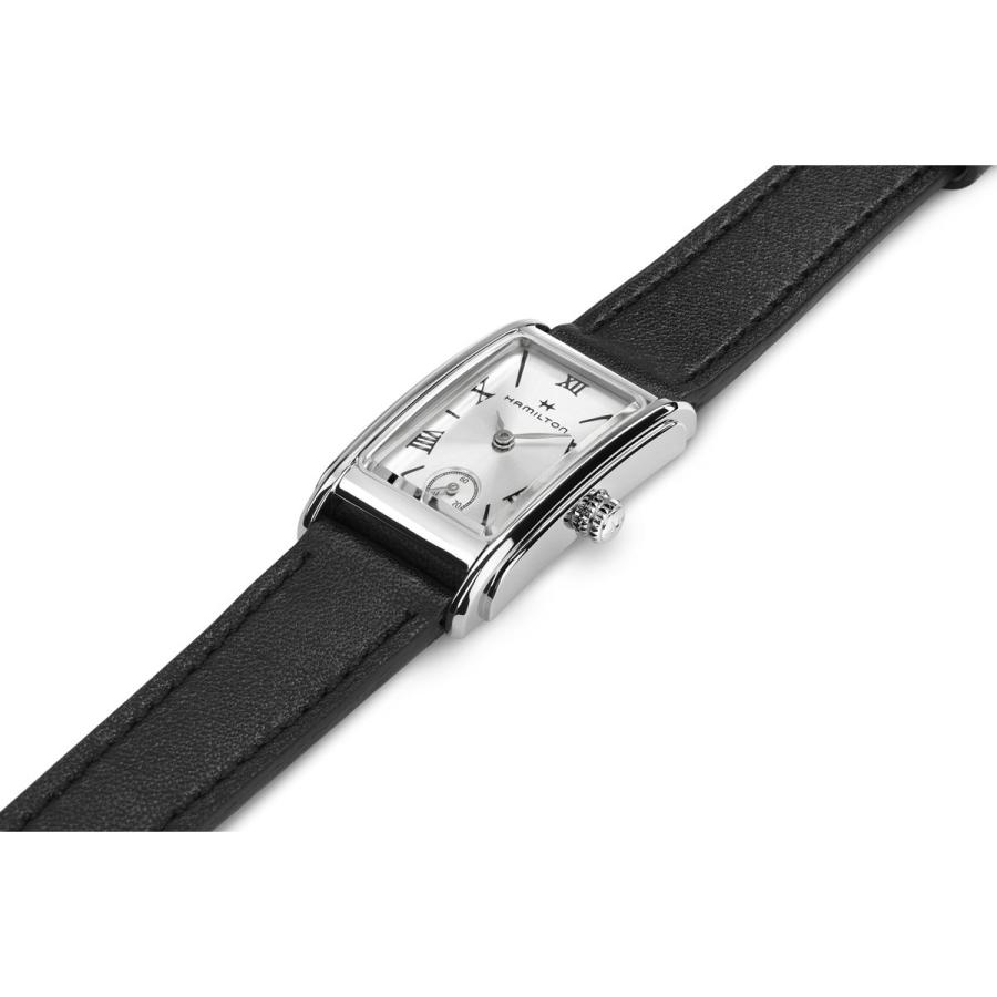 ハミルトン・アメリカンクラシックH11221750/レディースブラック美品腕時計 ハミルトン・アメリカンクラシックH11221750/レディースブラック美品